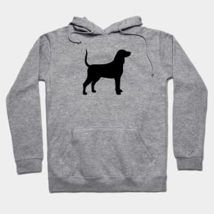 Bluetick Coonhound Silhouette Hoodie